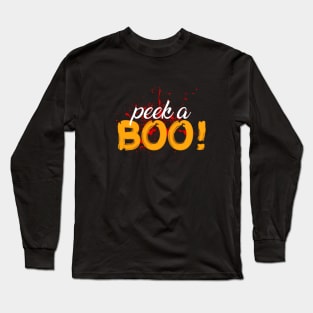 Happy Halloween boo shirt Long Sleeve T-Shirt